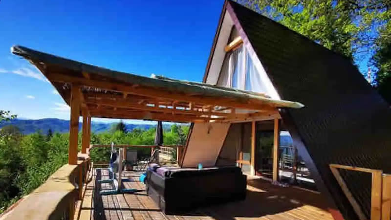 a frame cabin airbnb bulgaria