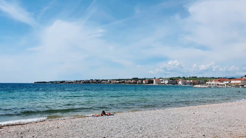 petrcane beach zadar croatia