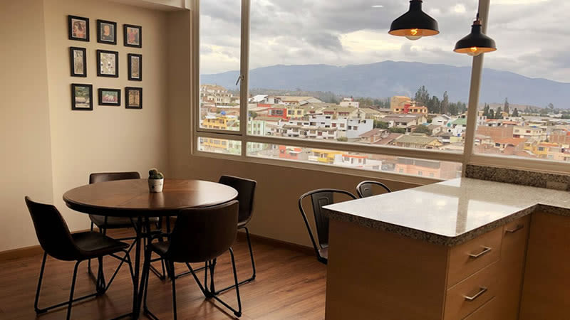 large airbnb apartment riobamba ecuador