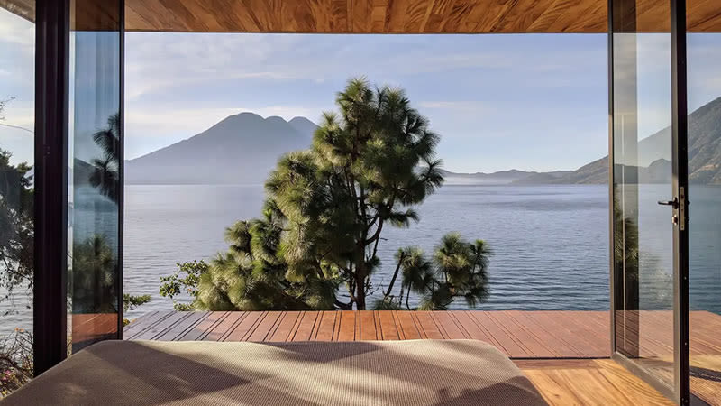 modern house airbnb lake atitlan guatemala