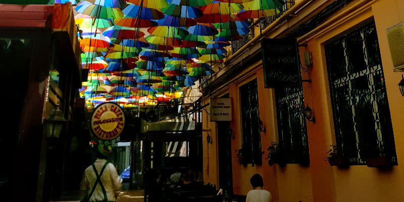 umbrella passage bucharest secret places